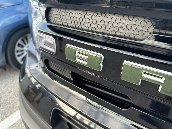 Front Grille Letters Overlays Fits 2021-2024 Ford Bronco Sport