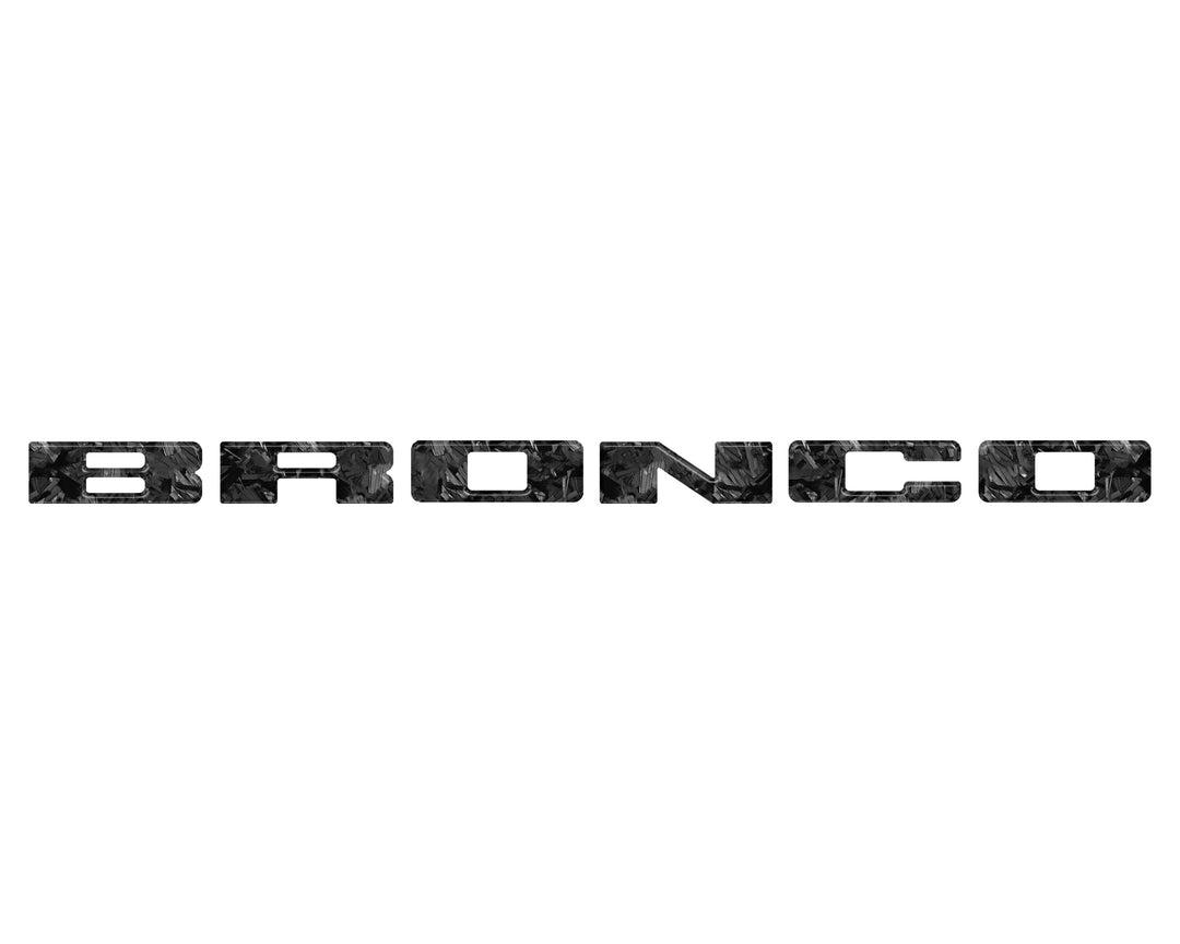 Front Grille Letters Overlays Fits 2021-2024 Ford Bronco Sport