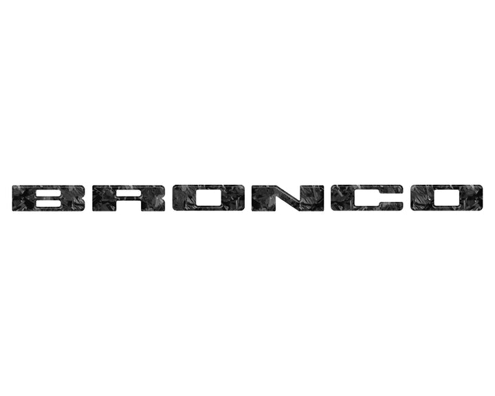 Front Grille Letters Overlays Fits 2021-2026 Ford Bronco Sport