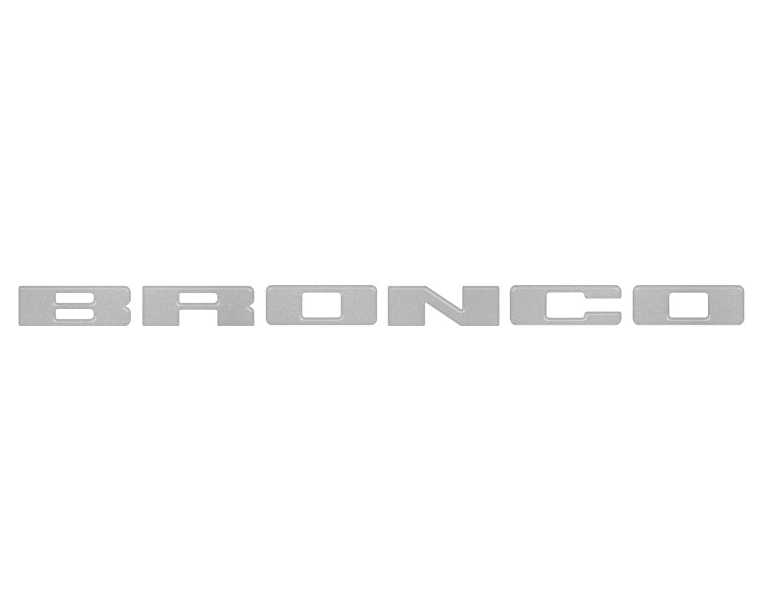 Front Grille Letters Overlays Fits 2021-2026 Ford Bronco Sport