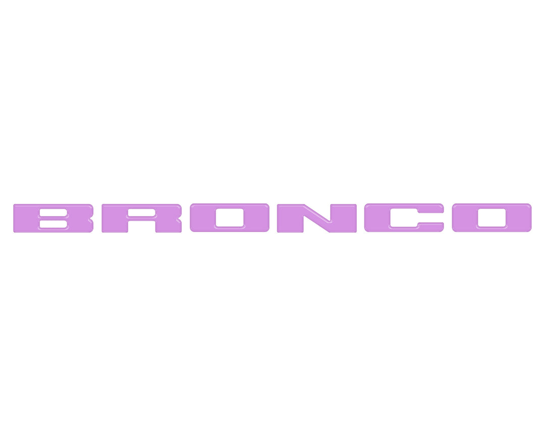Front Grille Letters Overlays Fits 2021-2024 Ford Bronco Sport