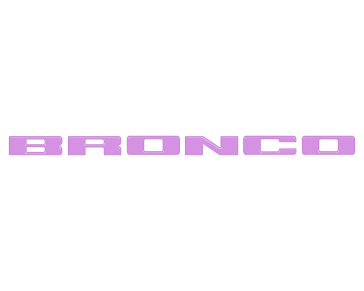 Front Grille Letters Overlays Fits 2021-2024 Ford Bronco Sport