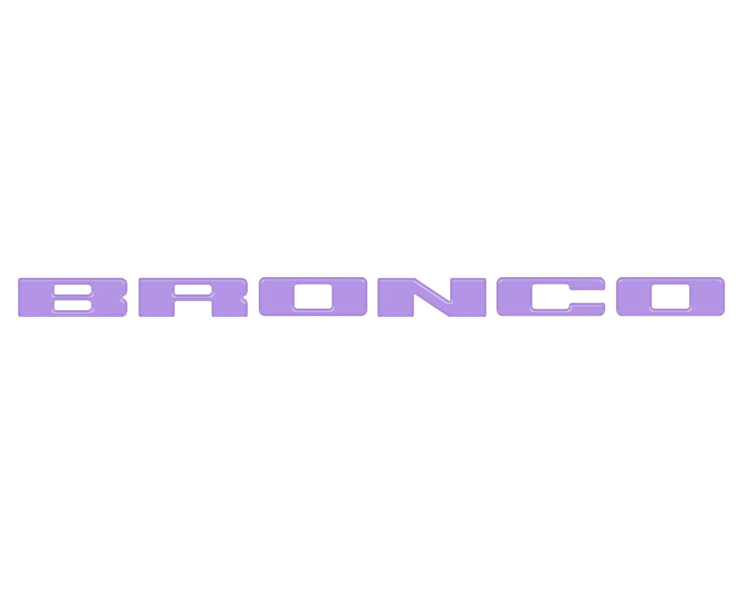 Front Grille Letters Overlays Fits 2021-2026 Ford Bronco Sport