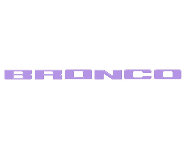 Front Grille Letters Overlays Fits 2021-2026 Ford Bronco Sport