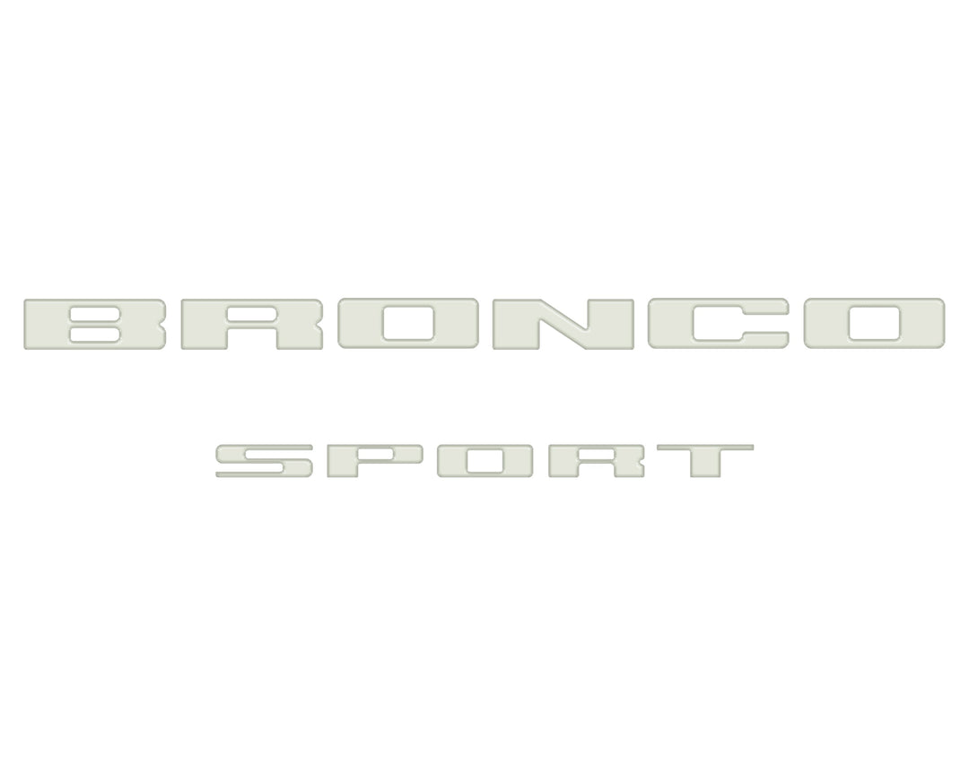 Rear Liftgate Letter Overlays Fits 2021-2026 Ford Bronco Sport