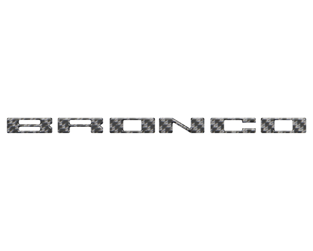 Glove Box Letters Inserts Fits 2021-2025 Ford Bronco