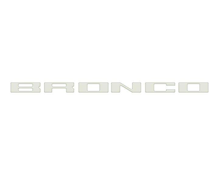 Glove Box Letters Inserts Fits 2021-2025 Ford Bronco