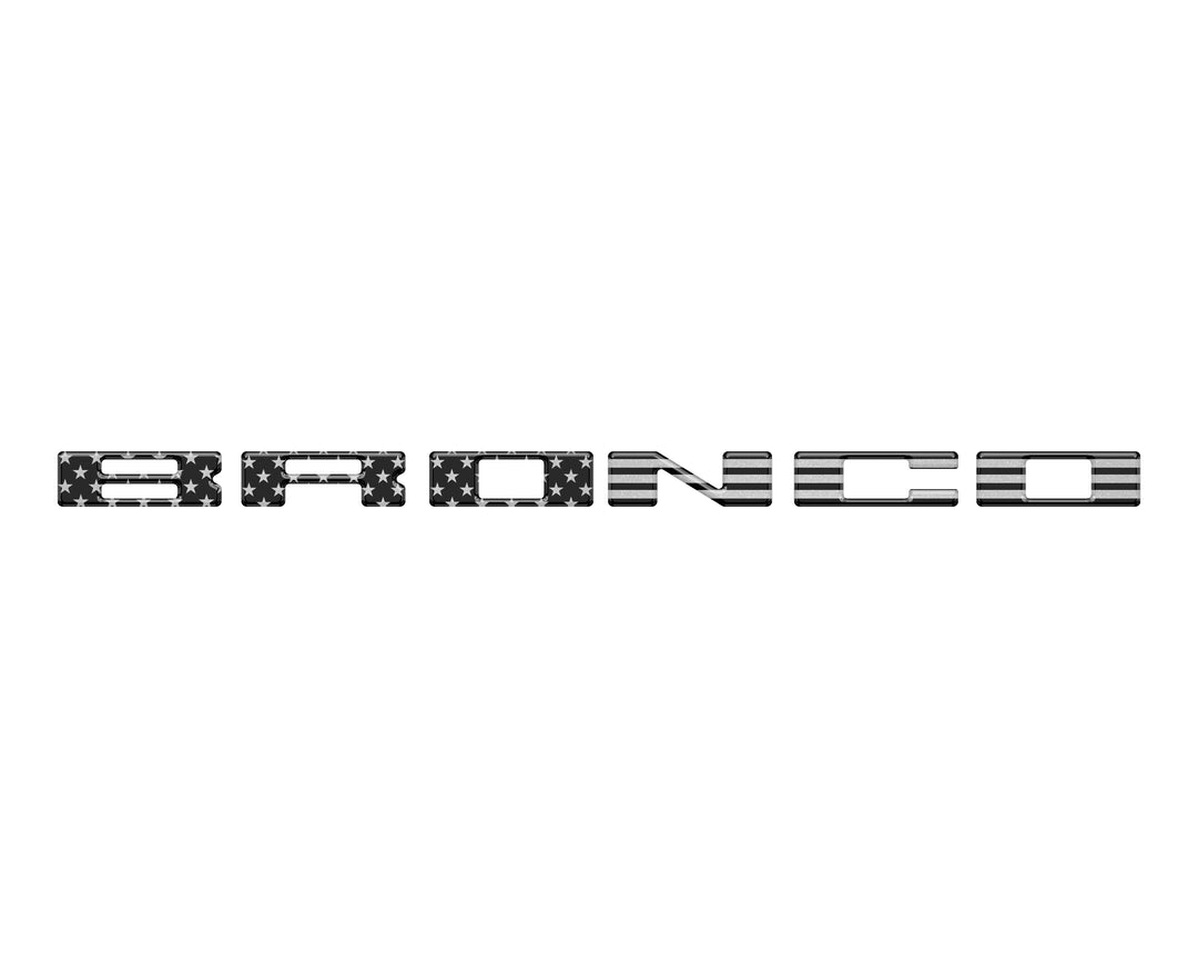 Glove Box Letters Inserts Fits 2021-2025 Ford Bronco