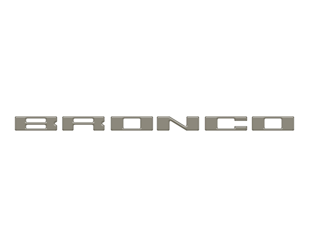 Glove Box Letters Inserts Fits 2021-2025 Ford Bronco