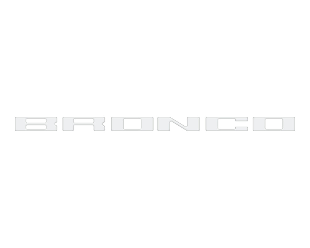Glove Box Letters Inserts Fits 2021-2025 Ford Bronco
