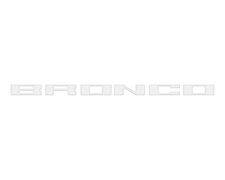 Glove Box Letters Inserts Fits 2021-2025 Ford Bronco