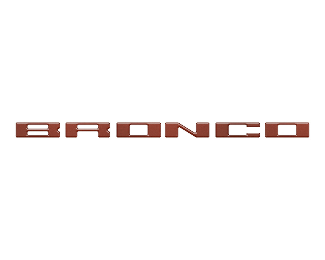 Glove Box Letters Inserts Fits 2021-2025 Ford Bronco