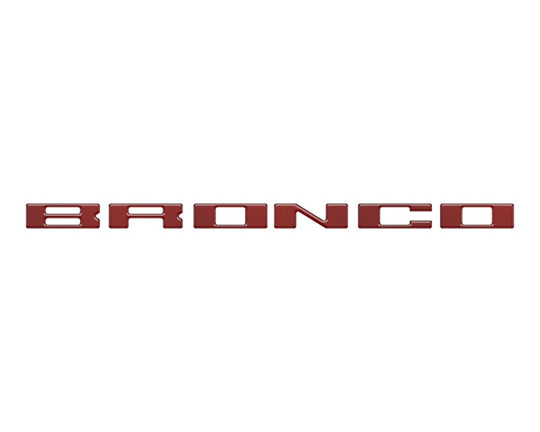 Glove Box Letters Inserts Fits 2021-2025 Ford Bronco