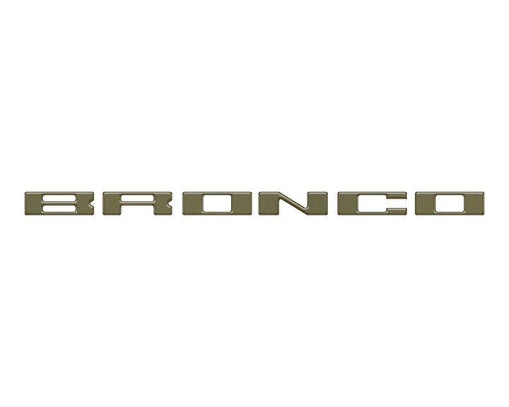 Glove Box Letters Inserts Fits 2021-2025 Ford Bronco