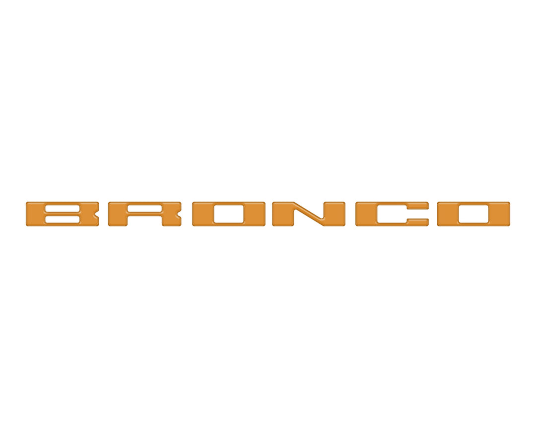Glove Box Letters Inserts Fits 2021-2026 Ford Bronco