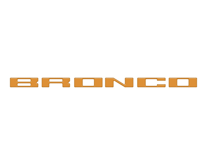 Glove Box Letters Inserts Fits 2021-2026 Ford Bronco