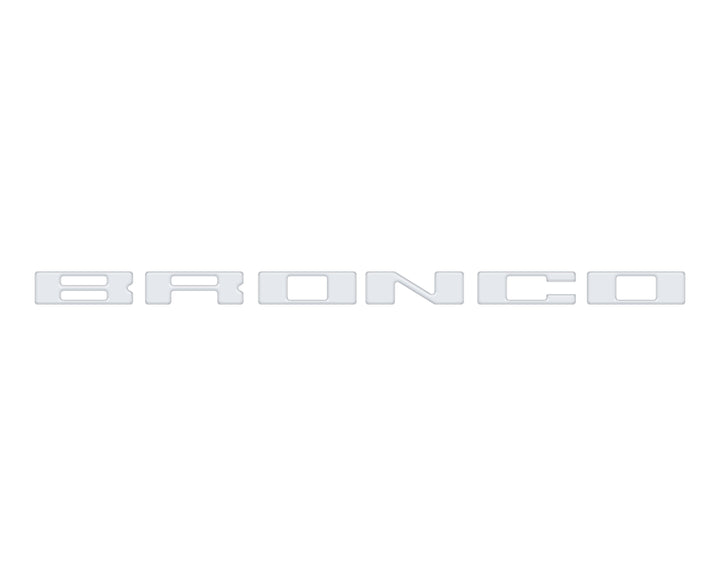 Glove Box Letters Inserts Fits 2021-2025 Ford Bronco