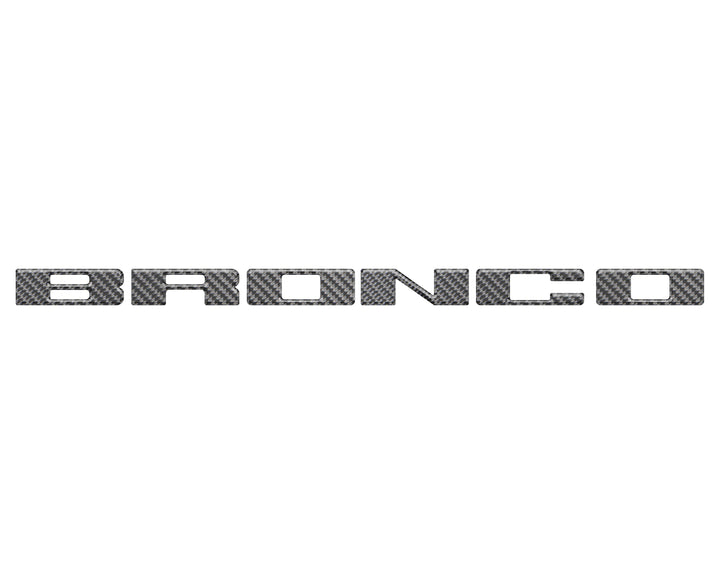 Front Grille Letter Overlays Fits 2021-2025 Ford Bronco