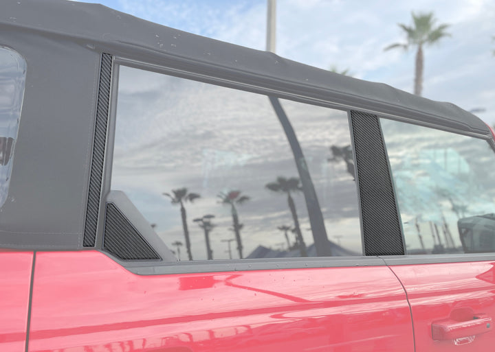 Door Pillar Accent Overlays Fits 2021-2025 Ford Bronco