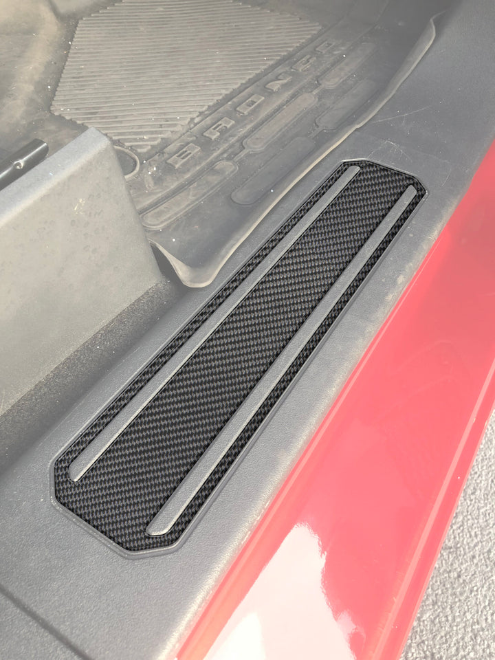 Door Sill Plate Overlays Fits 2021-2025 Ford Bronco