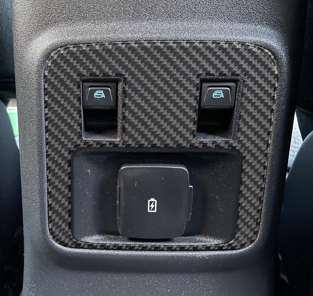 Rear Center Console Accent Overlays Fits 2021-2025 Ford Bronco