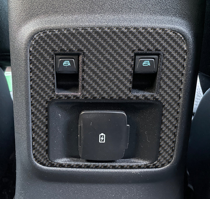Rear Center Console Accent Overlays Fits 2021-2025 Ford Bronco