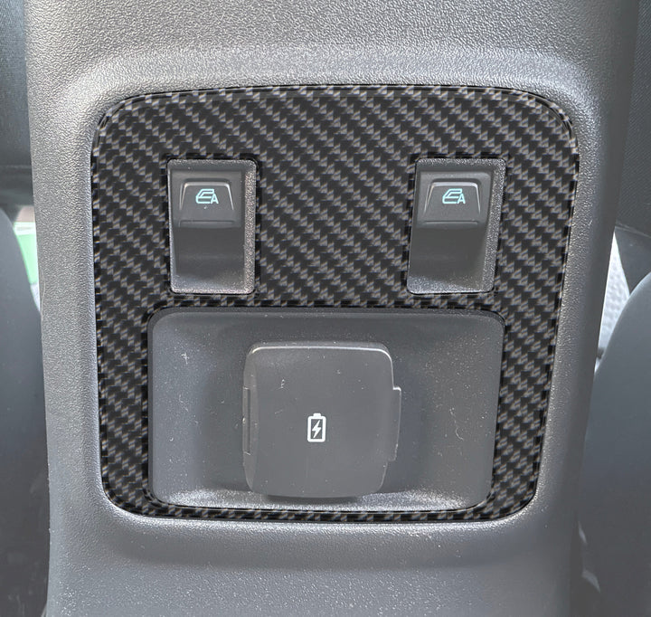 Rear Center Console Accent Overlays Fits 2021-2025 Ford Bronco