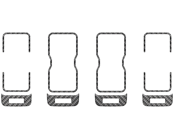 A.C. Vent Accent Trim Fits 2021-2025 Ford Bronco