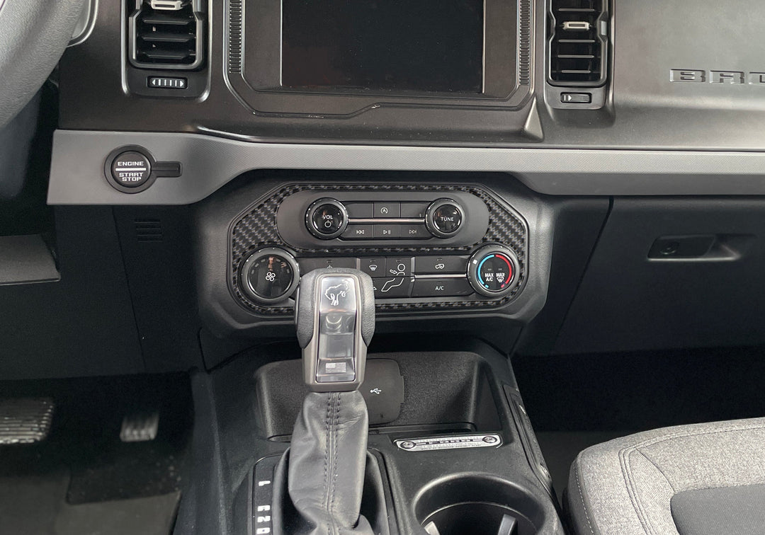 Climate Control Accent Overlay Fits 2021-2025 Ford Bronco