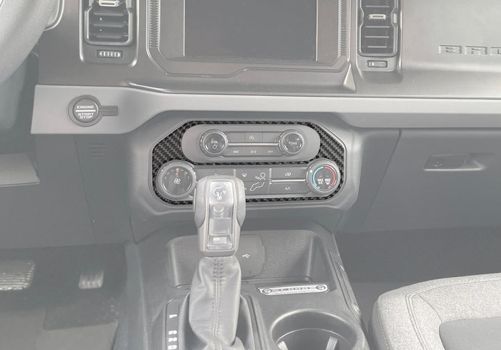 Climate Control Accent Overlay Fits 2021-2025 Ford Bronco