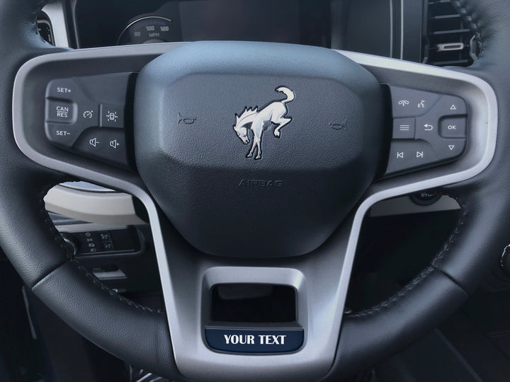 Steering Wheel Accent Overlay Fits 2021-2025 Ford Bronco