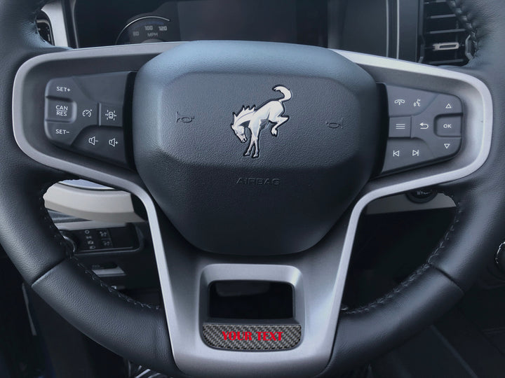 Steering Wheel Accent Overlay Fits 2021-2025 Ford Bronco