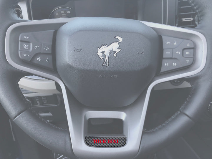 Steering Wheel Accent Overlay Fits 2021-2025 Ford Bronco