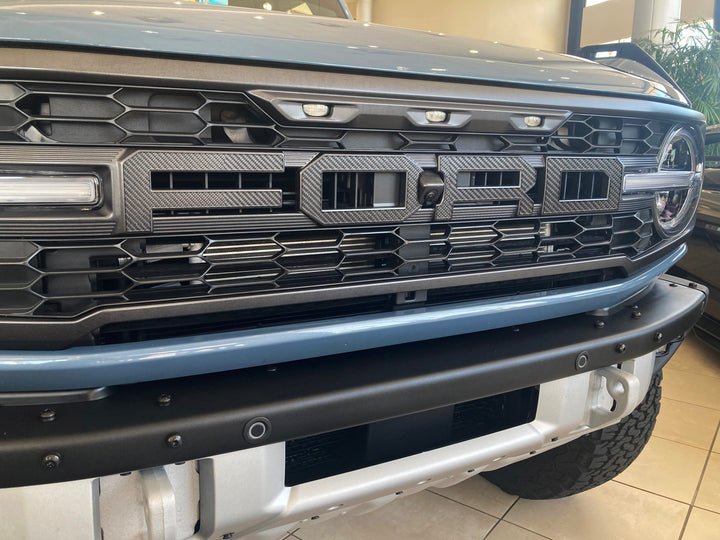 Raptor Front Grill Letter Overlays Fits 2022-2025 Ford Bronco