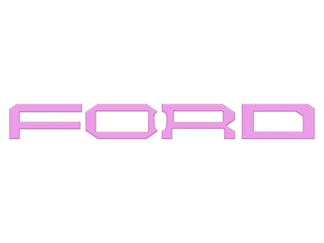 Raptor Front Grill Letter Overlays Fits 2022-2025 Ford Bronco