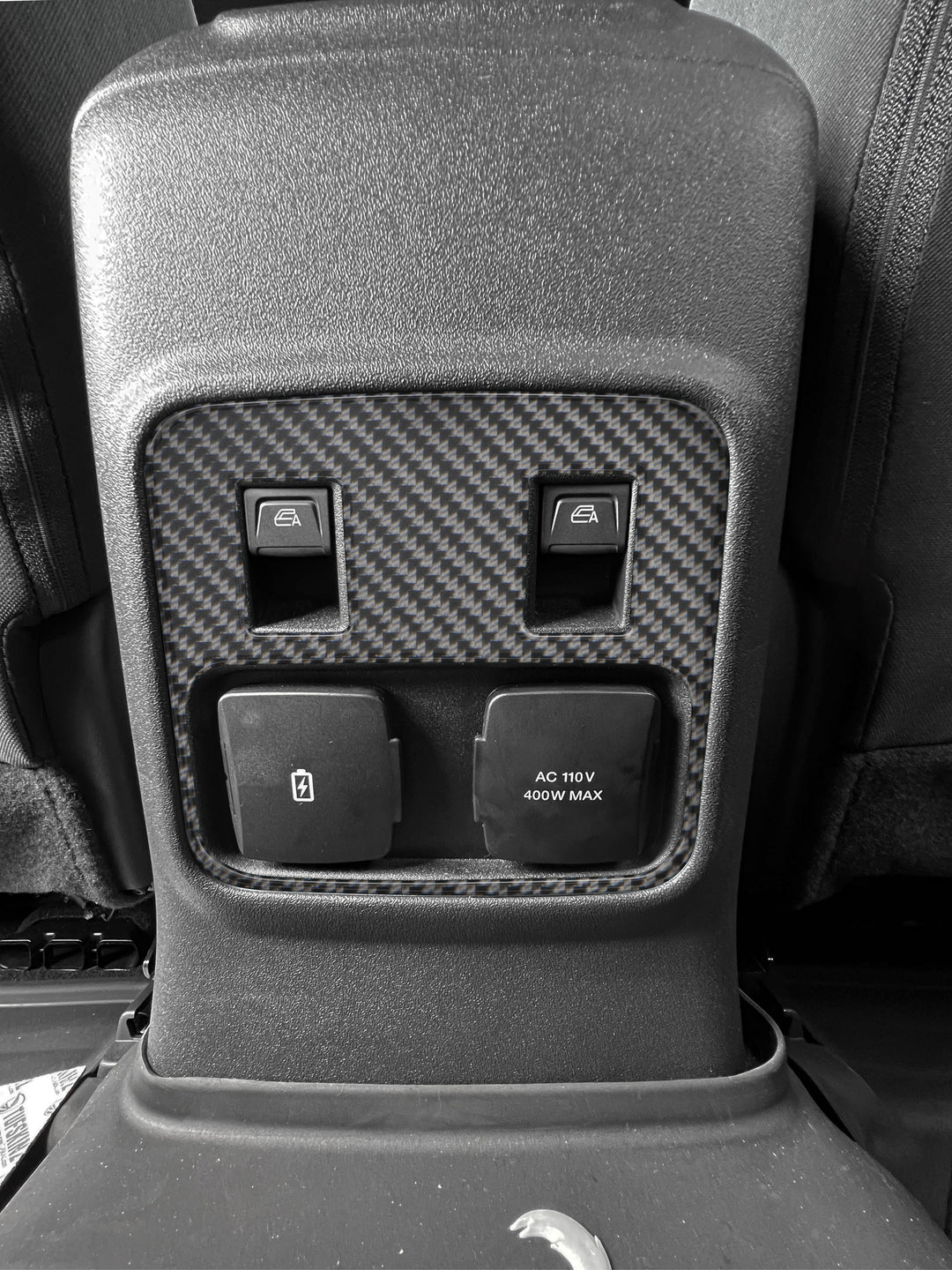 Rear Center Console Accent Overlays Fits 2021-2025 Ford Bronco