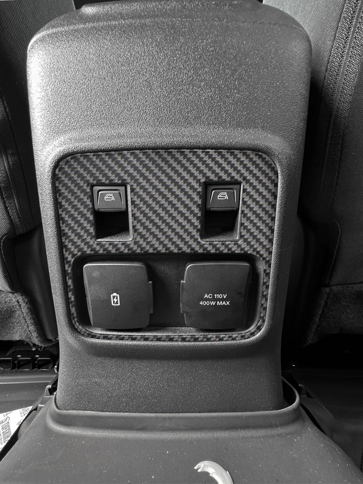 Rear Center Console Accent Overlays Fits 2021-2025 Ford Bronco