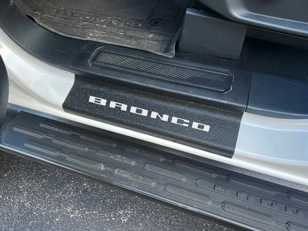 Door Sill Protection Overlays Fits 2021-2025 Ford Bronco