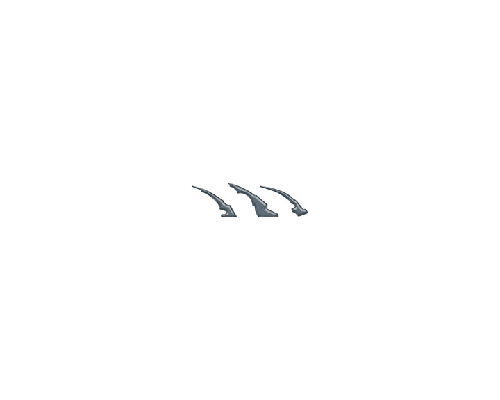 Raptor Emblem Claw Mark Inserts Fits 2022-2025 Ford Bronco Raptor