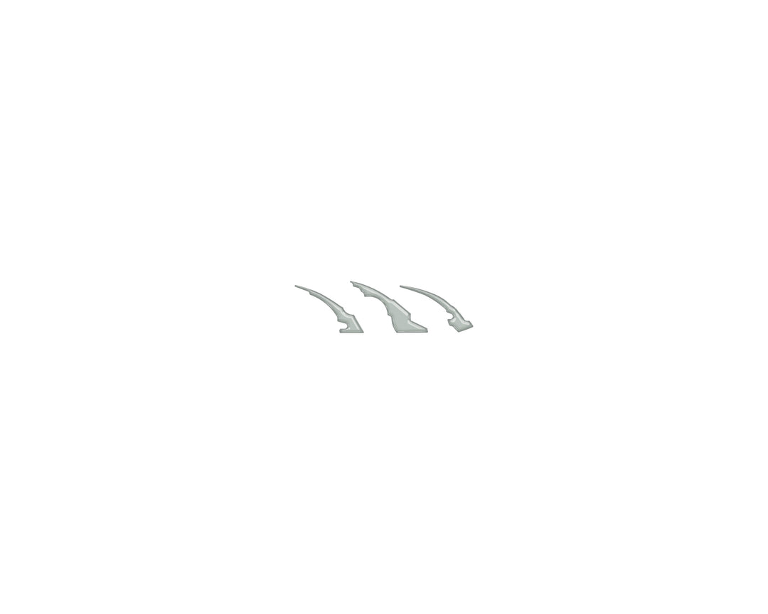 Raptor Emblem Claw Mark Inserts Fits 2022-2025 Ford Bronco Raptor