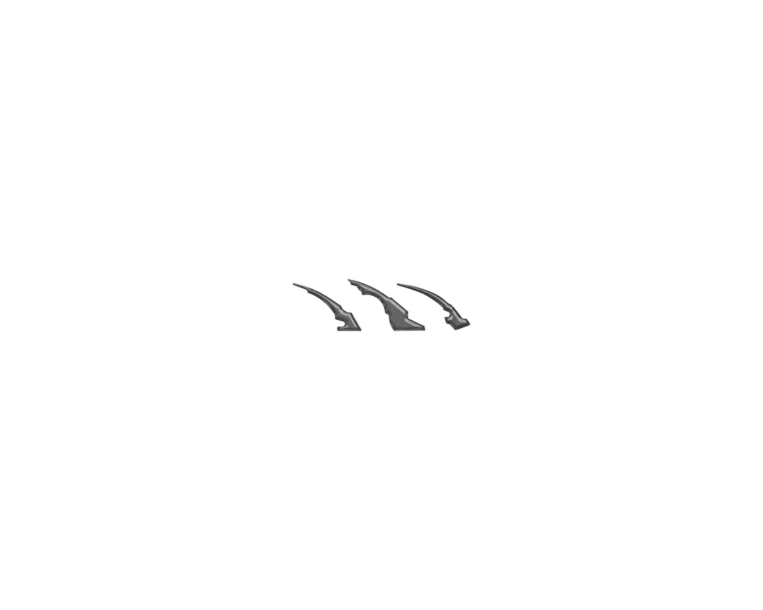 Raptor Emblem Claw Mark Inserts Fits 2022-2025 Ford Bronco Raptor
