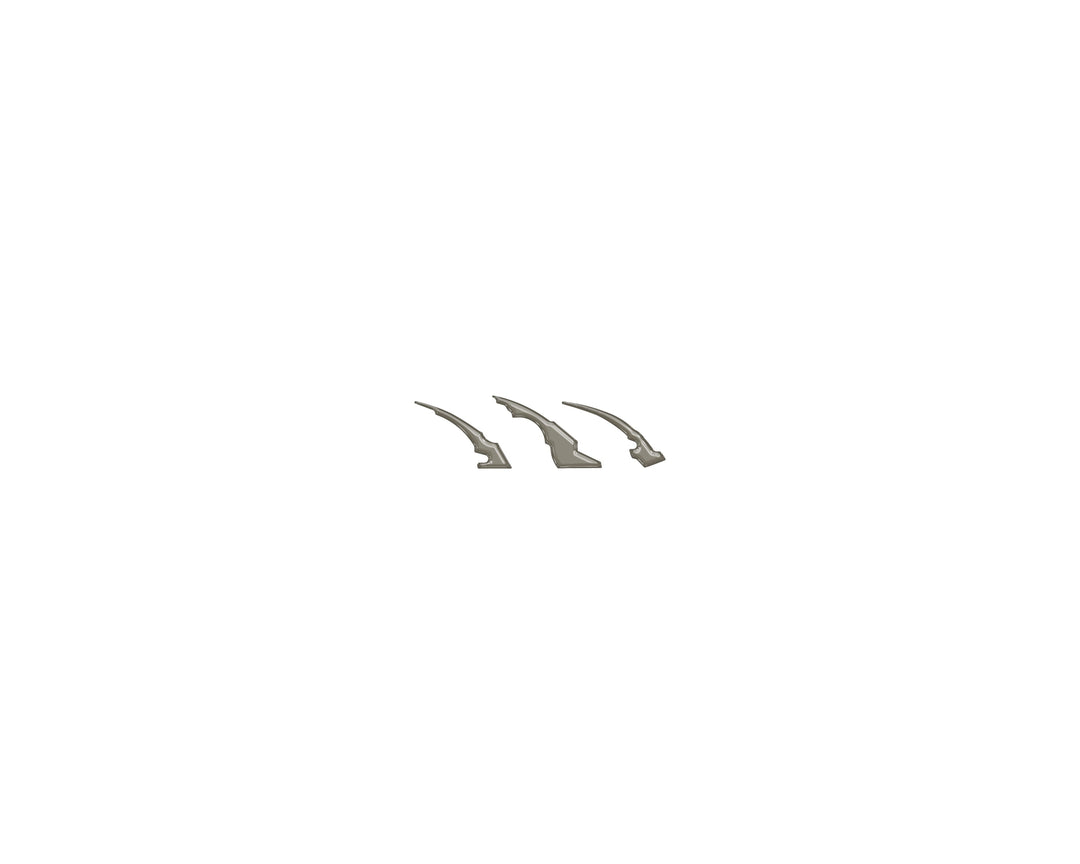 Raptor Emblem Claw Mark Inserts Fits 2022-2025 Ford Bronco Raptor