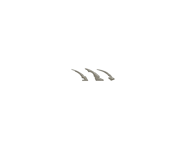 Raptor Emblem Claw Mark Inserts Fits 2022-2025 Ford Bronco Raptor