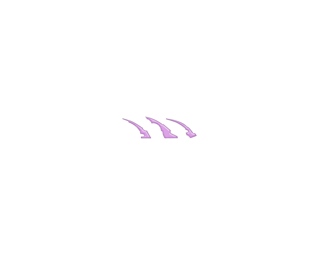 Raptor Emblem Claw Mark Inserts Fits 2022-2025 Ford Bronco Raptor