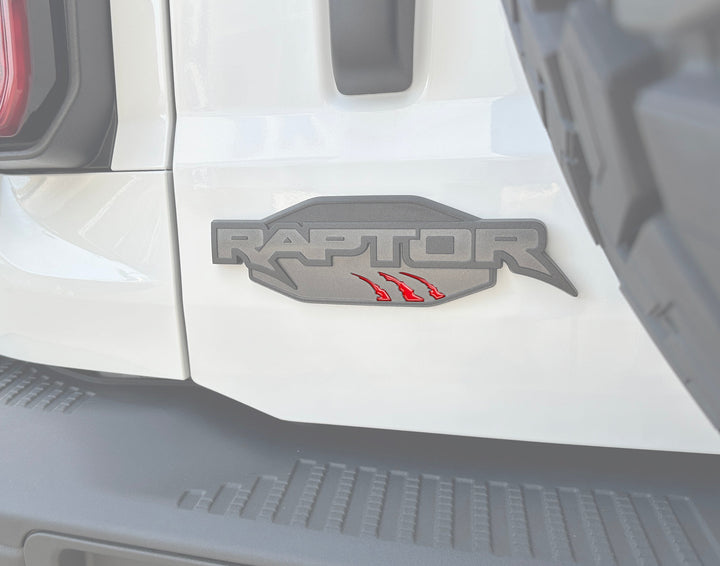Raptor Emblem Claw Mark Inserts Fits 2022-2025 Ford Bronco Raptor