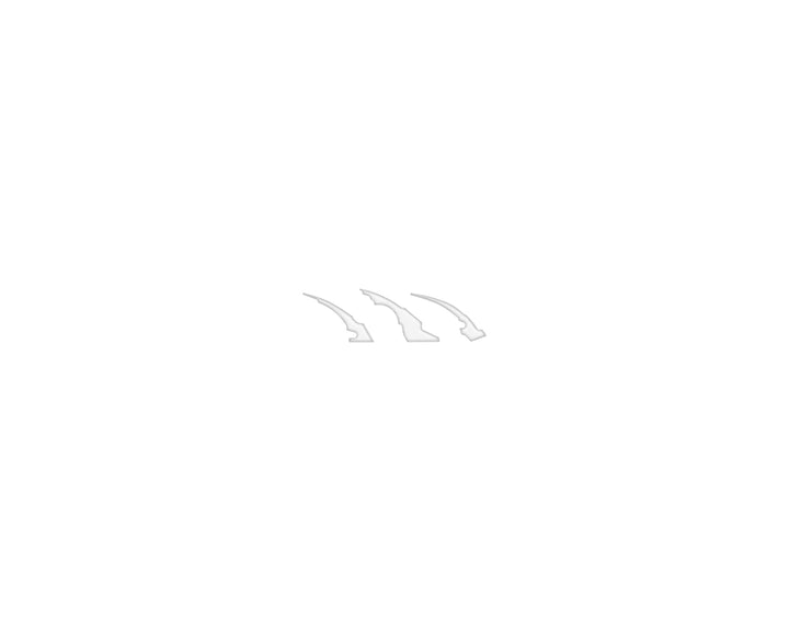 Raptor Emblem Claw Mark Inserts Fits 2022-2025 Ford Bronco Raptor