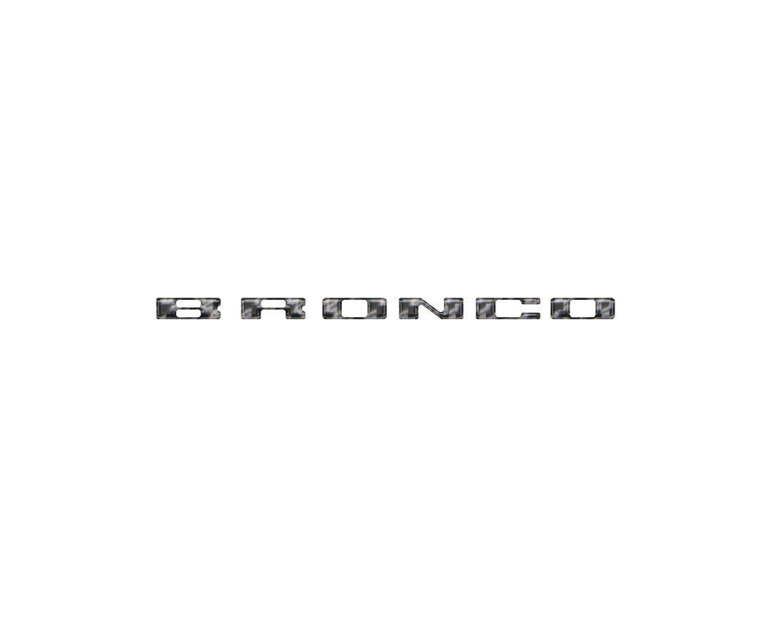 Passenger Dash Letter Inserts Fits 2025-2025 Ford Bronco Sport