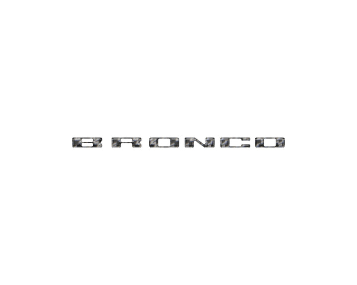Passenger Dash Letter Inserts Fits 2025-2025 Ford Bronco Sport
