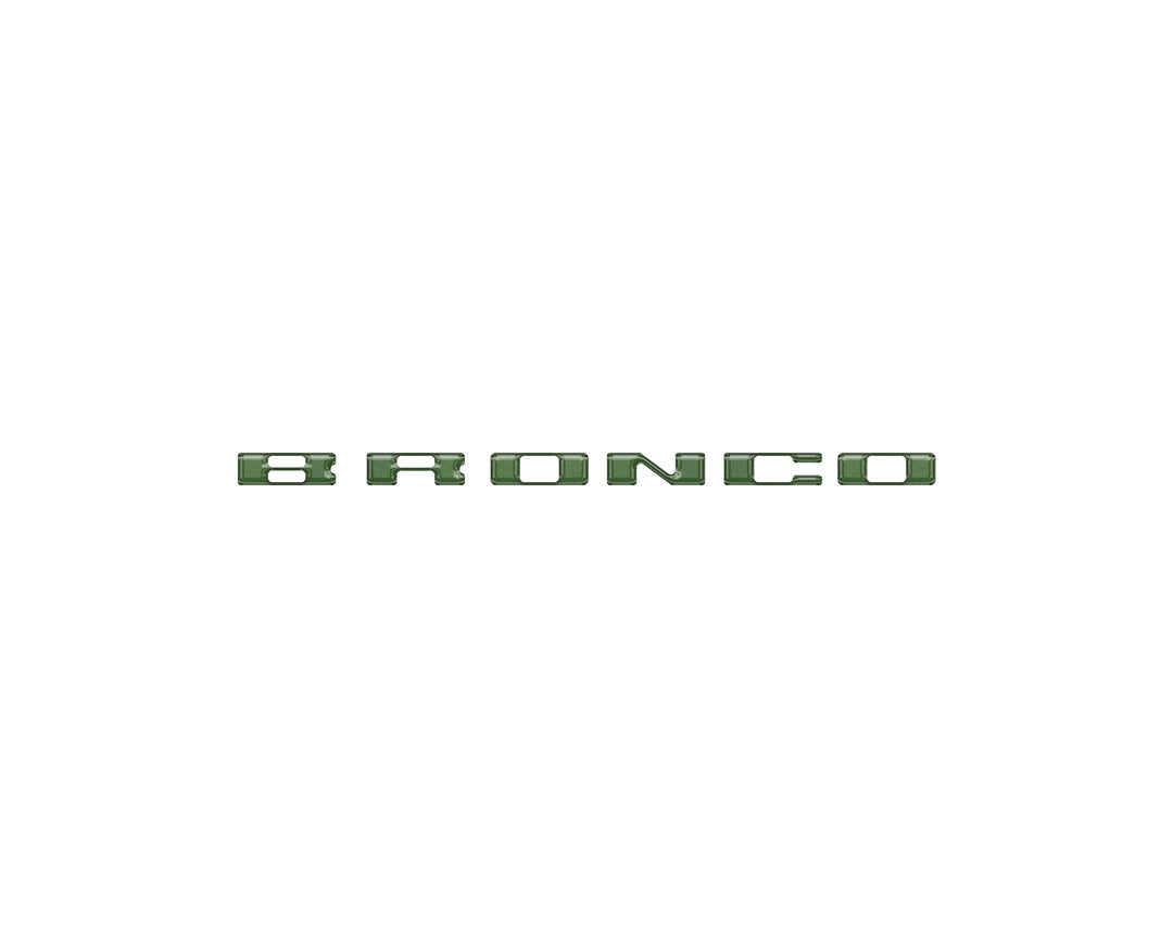 Passenger Dash Letter Inserts Fits 2025-2025 Ford Bronco Sport