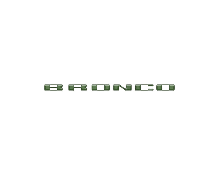 Passenger Dash Letter Inserts Fits 2025-2025 Ford Bronco Sport